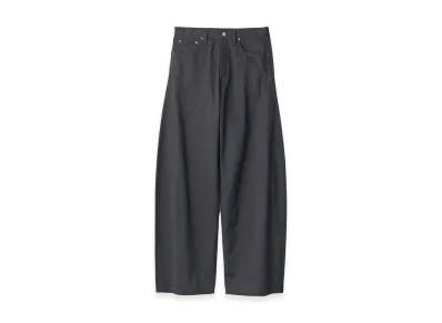 ssstein Deformation Wide Cotton Pants "Black"