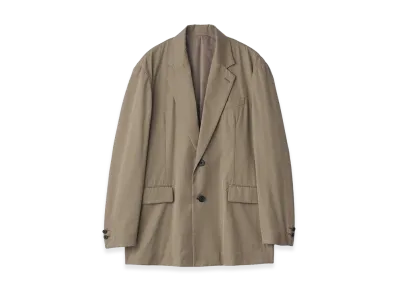 ssstein Cotton Rayon Single Breasted Blazer "Beige"