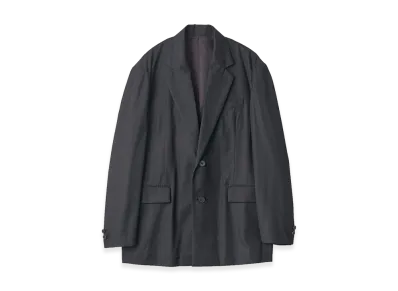 ssstein Cotton Rayon Single Breasted Blazer "Black"