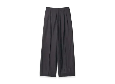 ssstein Vis/Li/Ra Twill Easy Long Wide Trousers "Black"