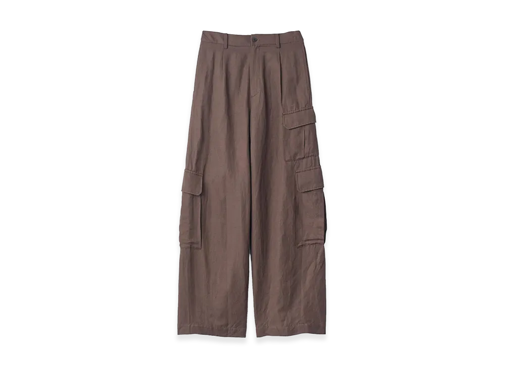 ssstein Vis/Li/Ra Twill Cargo Trousers "Khaki Brown"