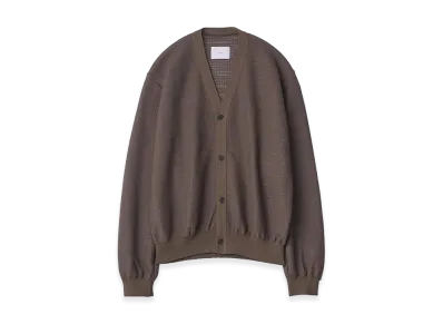 ssstein Slub Cotton Knit Cardigan "Khaki"