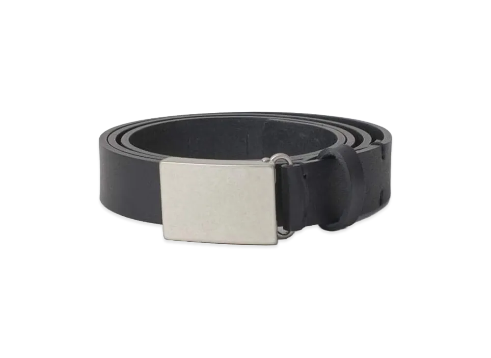 ssstein Leather Belt (Plain Buckle) "Black"