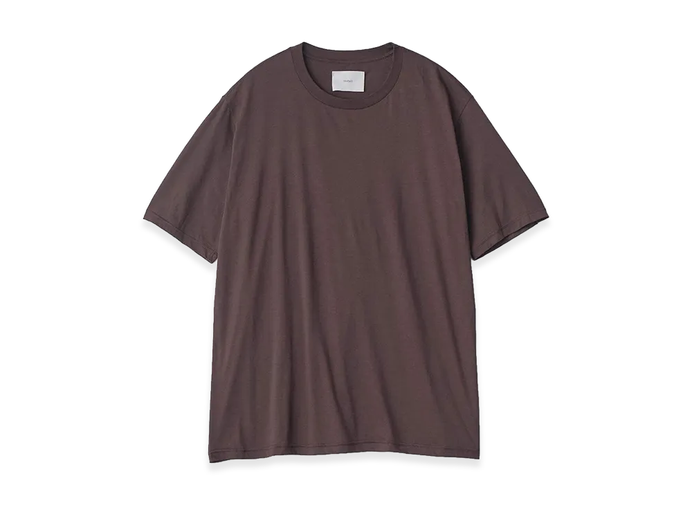 ssstein Suvin Cotton Basic Tee "Dark Brown"