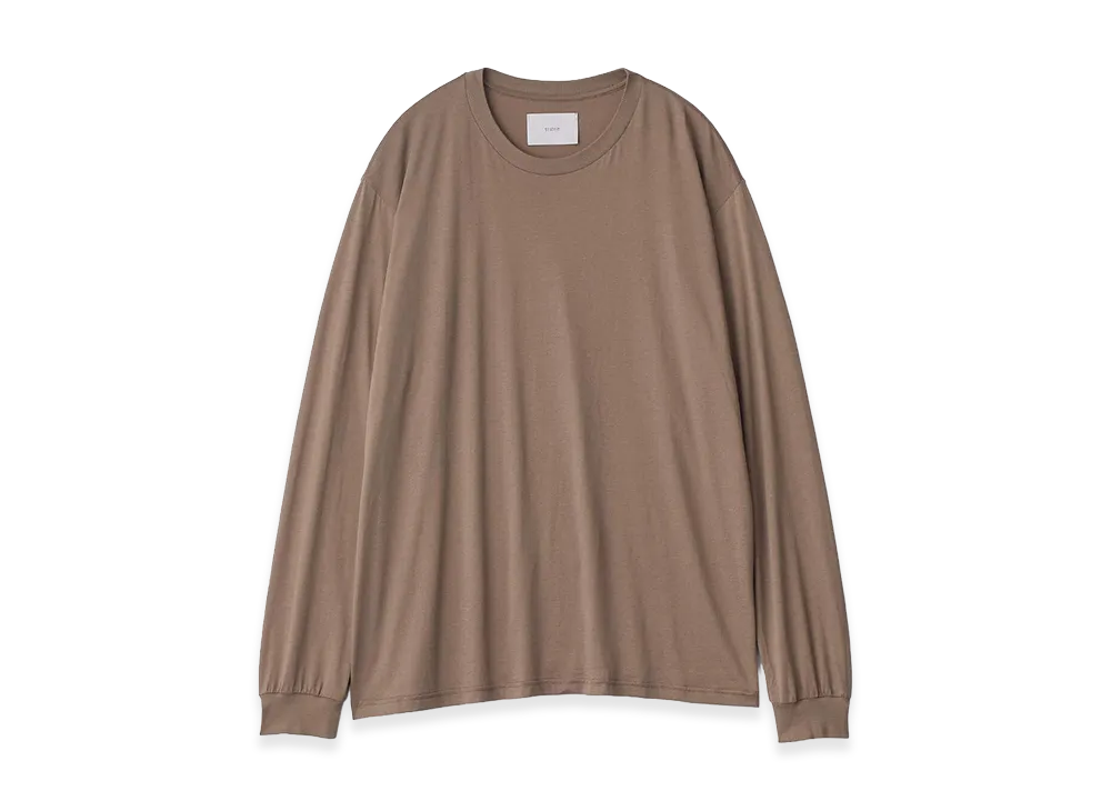 ssstein Suvin Cotton Basic Long Sleeve Tee "Khaki"