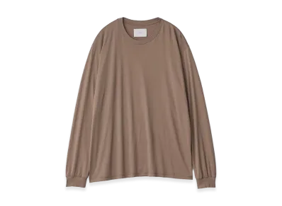 ssstein Suvin Cotton Basic Long Sleeve Tee "Khaki"