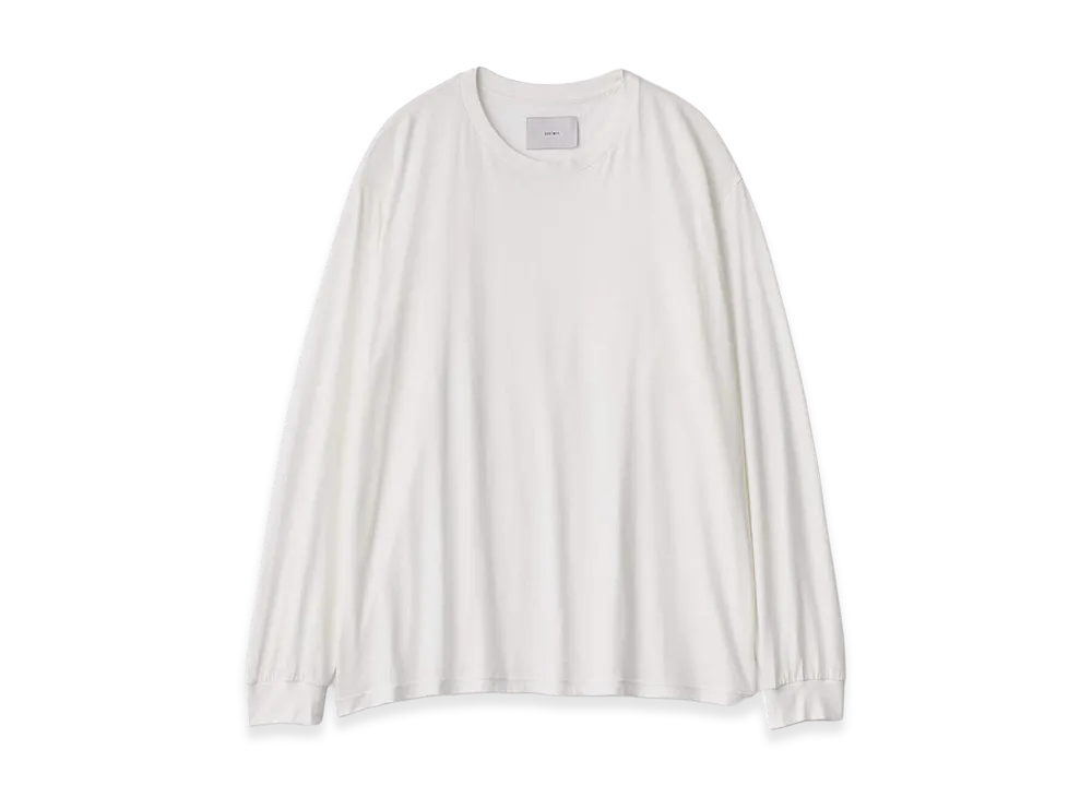 ssstein Suvin Cotton Basic Long Sleeve Tee "White"