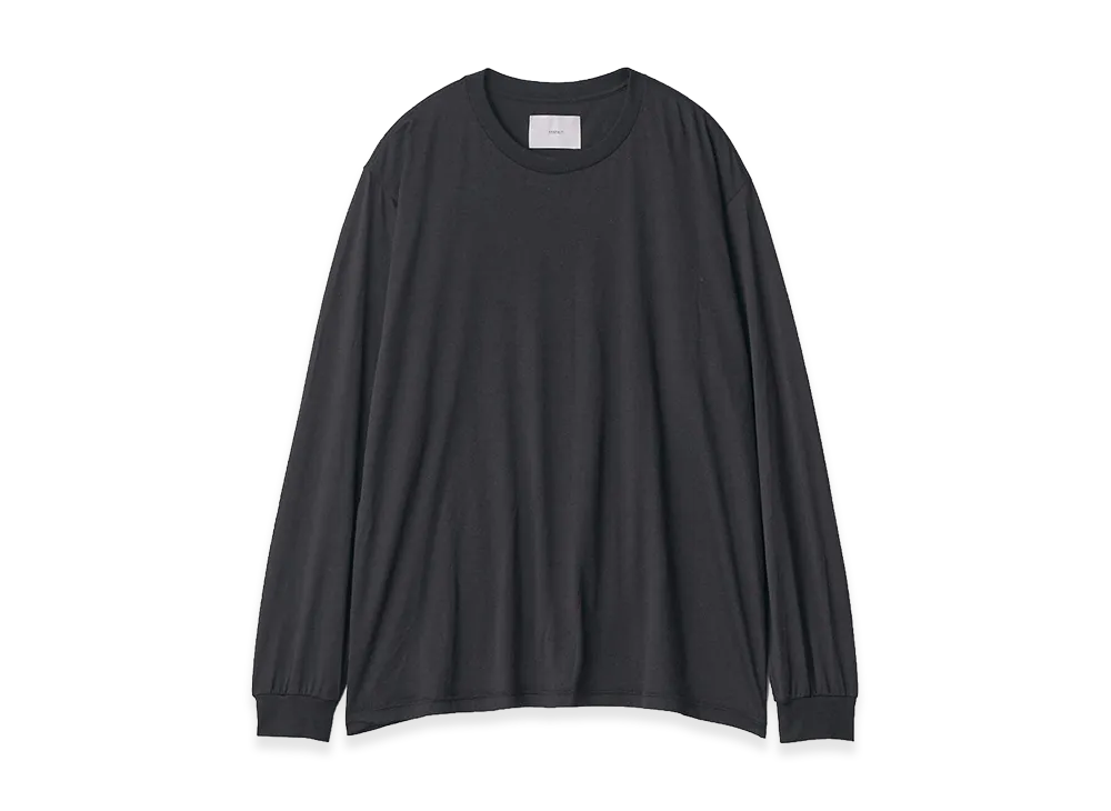 ssstein Suvin Cotton Basic Long Sleeve Tee "Black"