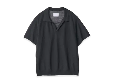 ssstein PE/RAMIE Knit Short Sleeve Skipper "Black"