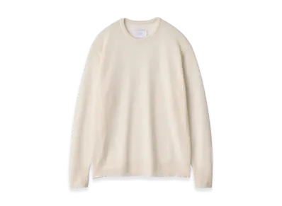 ssstein PE/RAMIE Knit Crew Neck Long Sleeve "Off White"