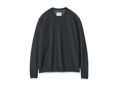 ssstein PE/RAMIE Knit Crew Neck Long Sleeve "Black"