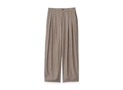 ssstein Cupro Twill Wide Easy Trousers "Taupe"