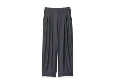 ssstein Cupro Twill Wide Easy Trousers "Black"