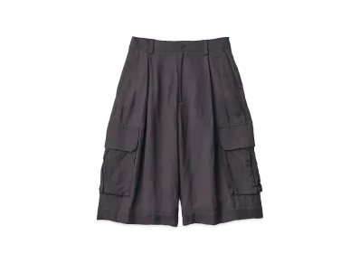 ssstein VIS/LI Bright Twill Cargo Short Trousers "Dark Charcoal"