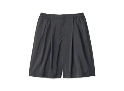 ssstein Silk Nylon Wide Easy Short Trousers "Black"