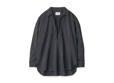 ssstein Silk Nylon Skipper Shirt "Black"
