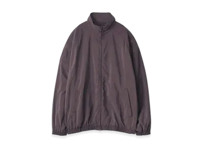 ssstein Silk Nylon Track Jacket "Charcoal Brown"