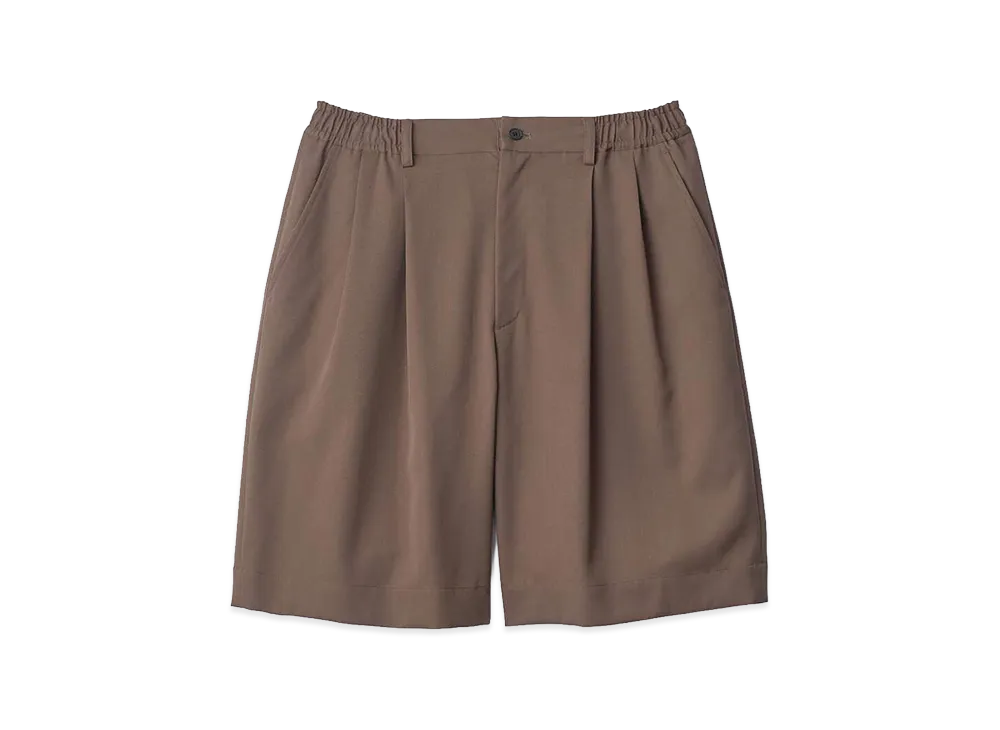 ssstein Wide Easy Short Trousers "Dark Beige"