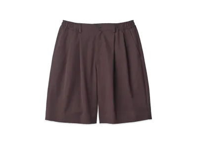 ssstein Wide Easy Short Trousers "Dark Brown"