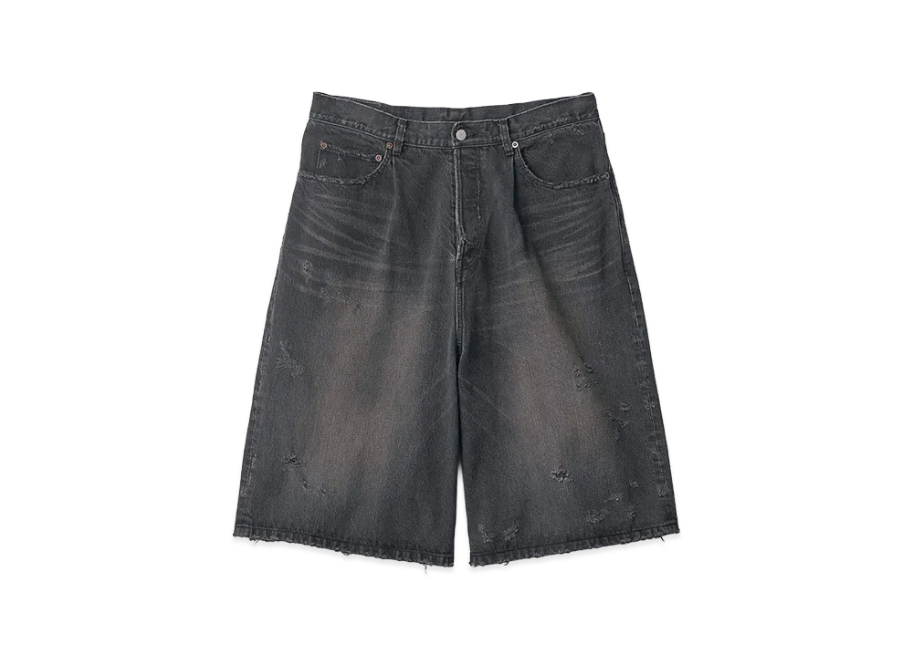 ssstein Baggy Denim Shorts "Black"