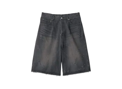 ssstein Baggy Denim Shorts "Black"