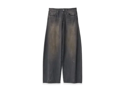 ssstein Deformation Wide Denim Jeans "Black"