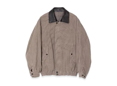 ssstein Vintage Corduroy Zip Jacket "Taupe"