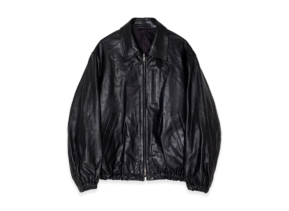 ssstein Calf Zip Short Jacket "Black"