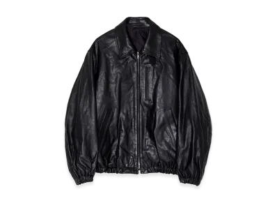 ssstein Calf Zip Short Jacket "Black"