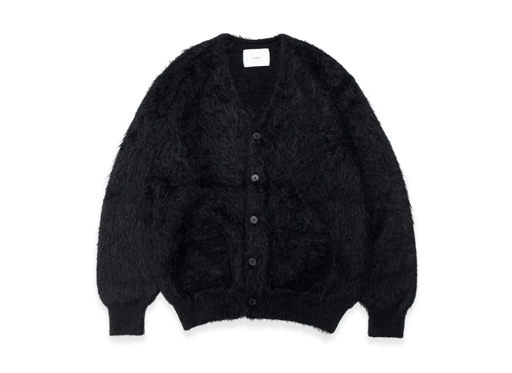 ssstein Kid Mohair Knit V Neck Cardigan 