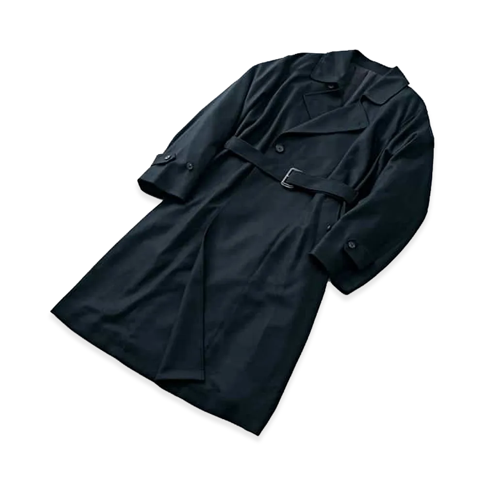 ssstein Barneys New York Exclusive Wool Flannel Coat "Black"