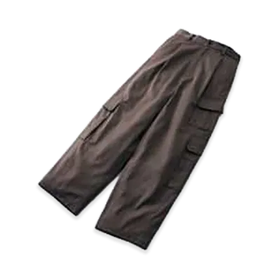 ssstein Barneys New York Exclusive Deadstock Wool Cargo Trousers "Taupe"