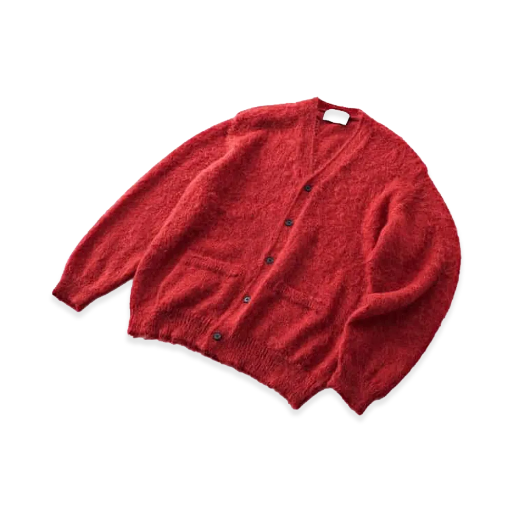 ssstein Barneys New York Exclusive Kid Mohair Cardigan "Red"