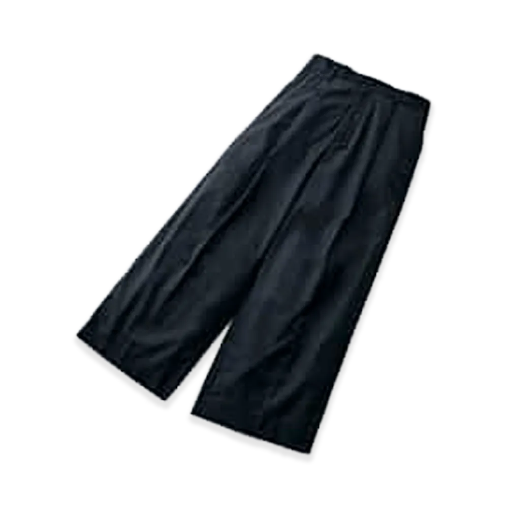 ssstein Barneys New York Exclusive Deadstock Wool Wide Trousers "Black"