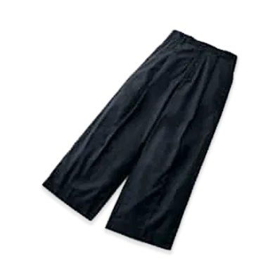 ssstein Barneys New York Exclusive Deadstock Wool Wide Trousers "Black"