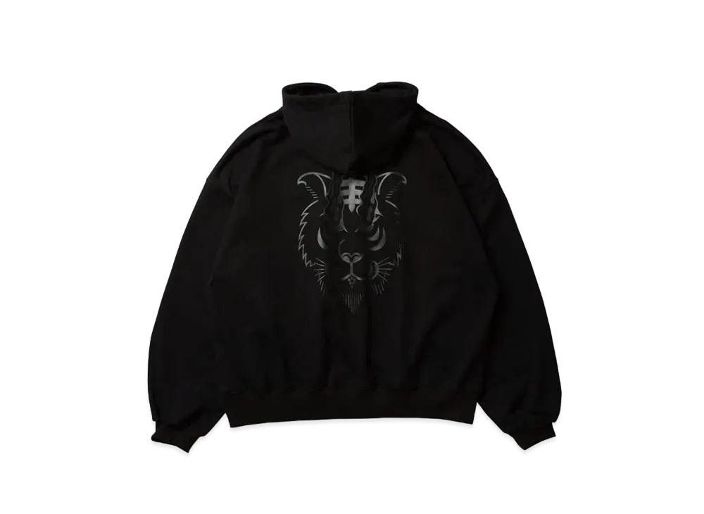 SSZ x Evisen Skateboards Tora Evi Logo Hoodie Sweat "Black"