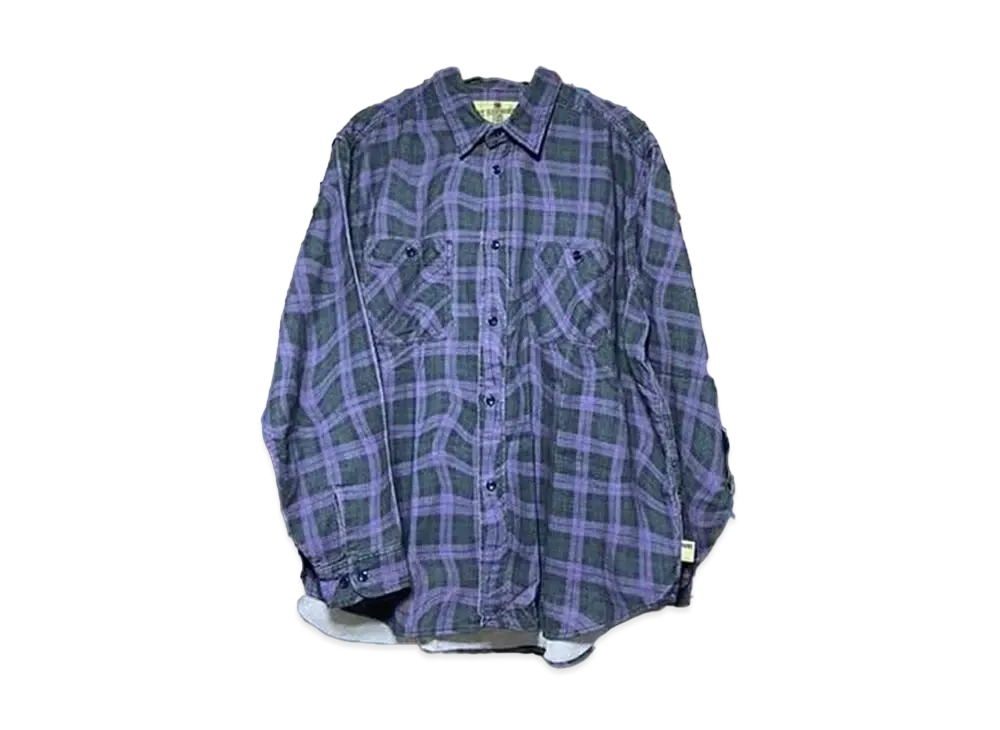 SSZ Get Hammered Check Shirts "Purple"