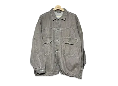 SSZ NO OPERATION Denim Jacket "Grey"