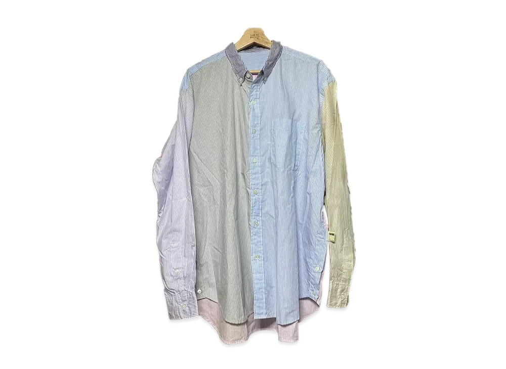 SSZ NO OPERATION Color Bloc Shirts "Multi"
