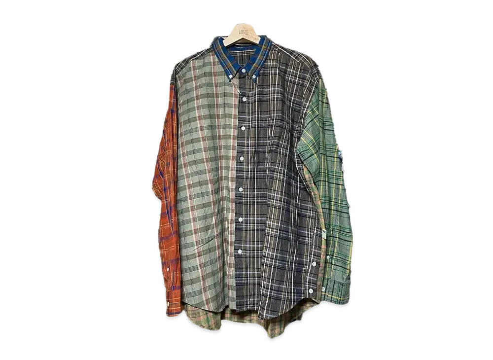SSZ NO OPERATION Color Bloc Shirts "Multi"