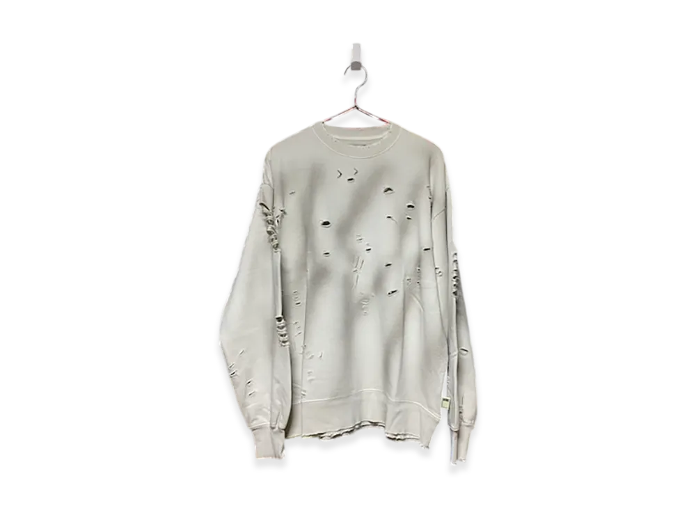 SSZ Damage Sweat "Off White"
