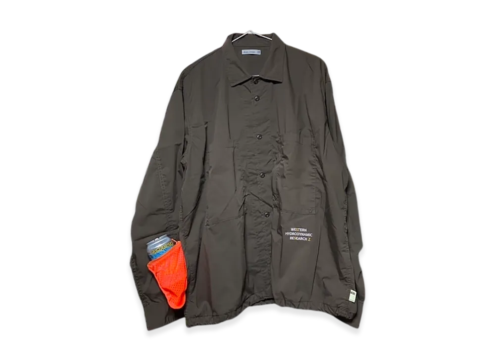 SSZ x Western Hydrodynamic Research BD Shirt "Brown"