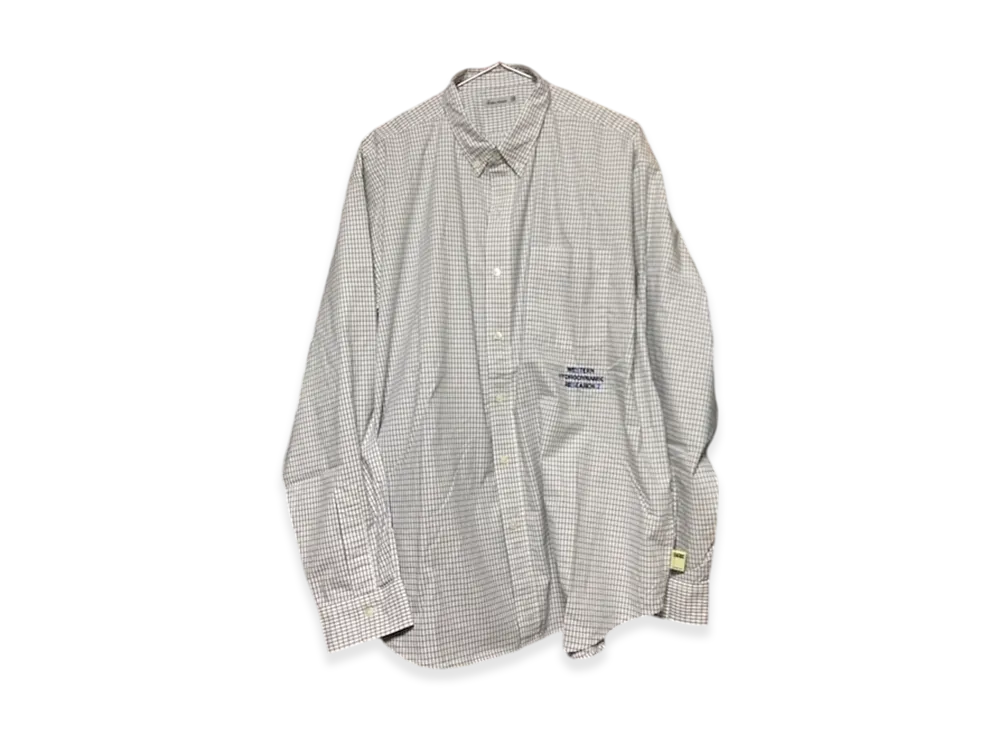 SSZ x Western Hydrodynamic Research BD Shirt "White Check"