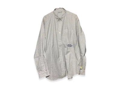 SSZ x Western Hydrodynamic Research BD Shirt "White Check"