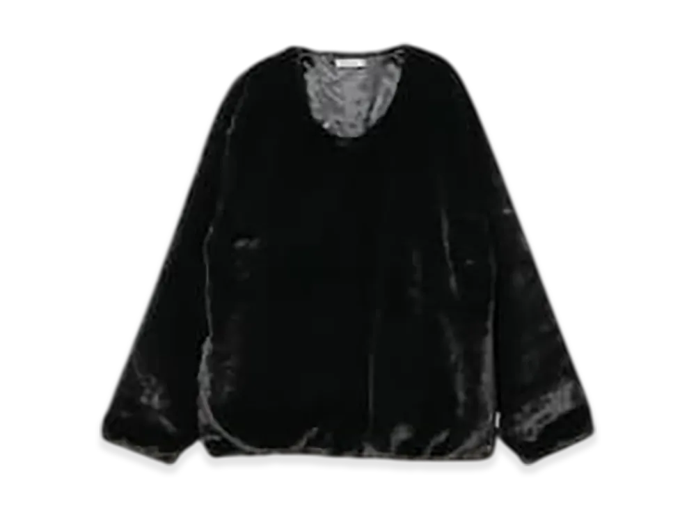SSZ Fakefur Crew Sweat "Black"