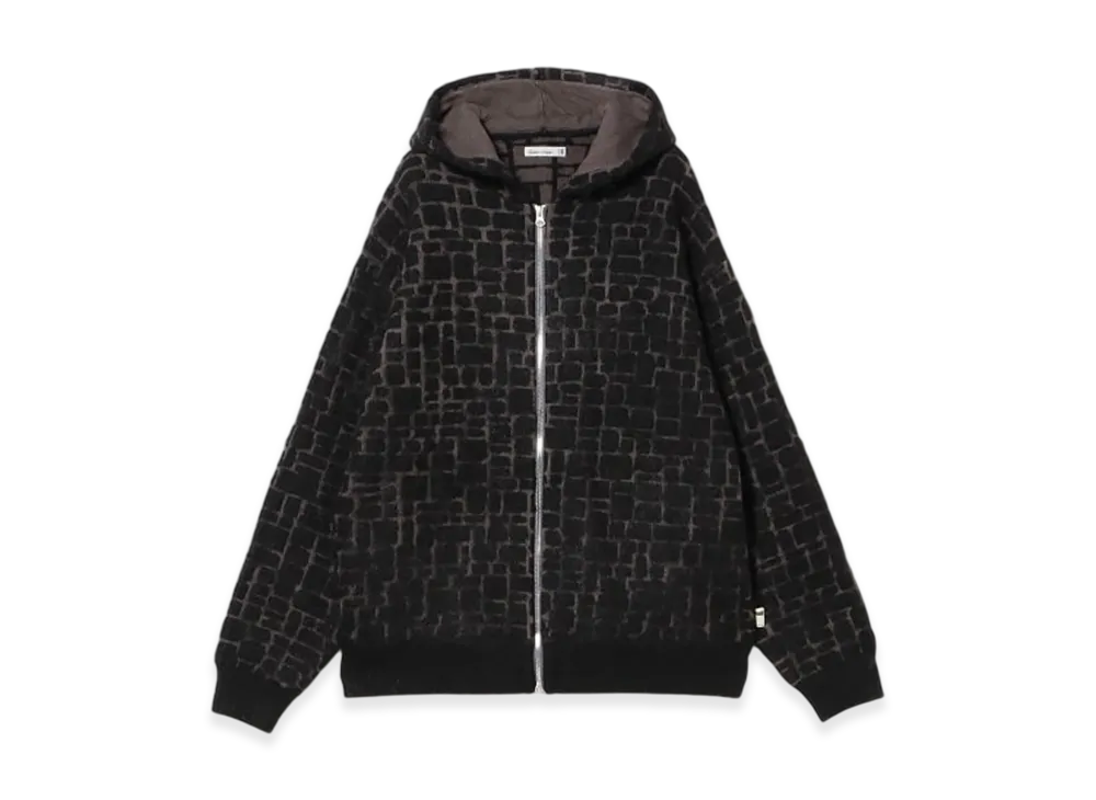 SSZ Croco Knit Parka "Black"