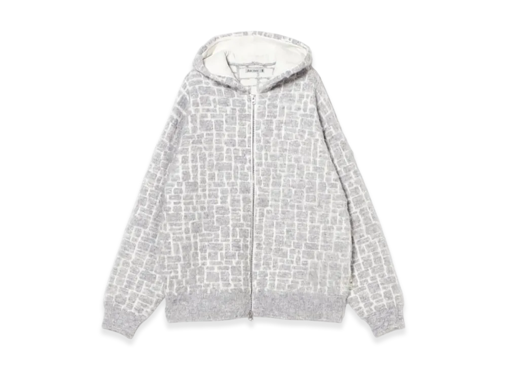 SSZ Croco Knit Parka "Grey"