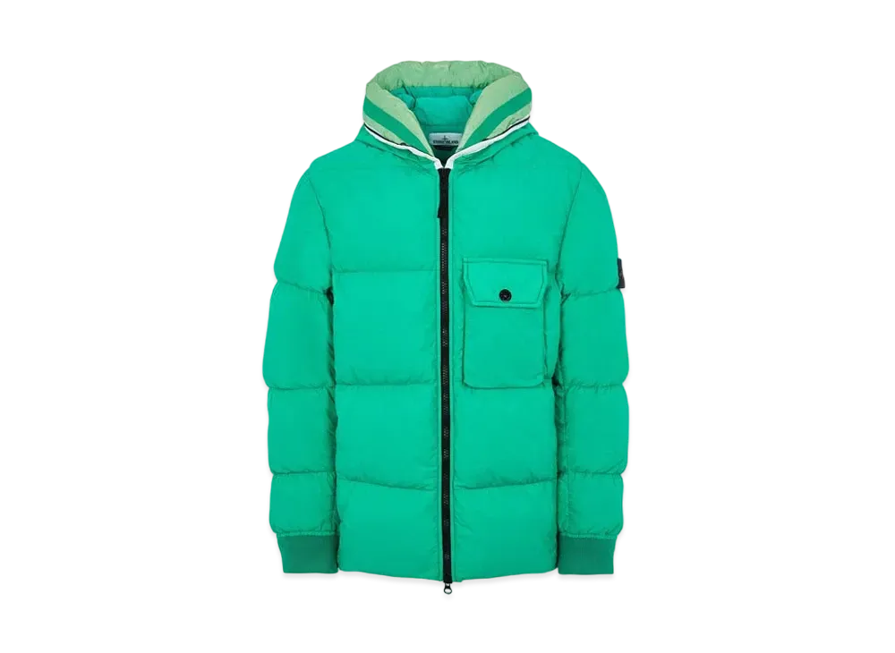 Stone Island 43432 NASLAN LIGHT WATRO DOWN-TC "Green"