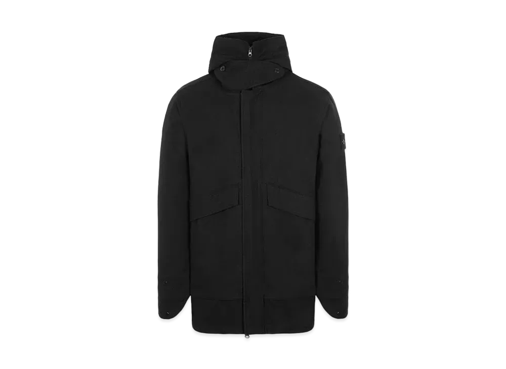 Stone Island 442F1 SW 3L DOWN_GHOST PIECE WITH DETACHABLE LINING "Black"