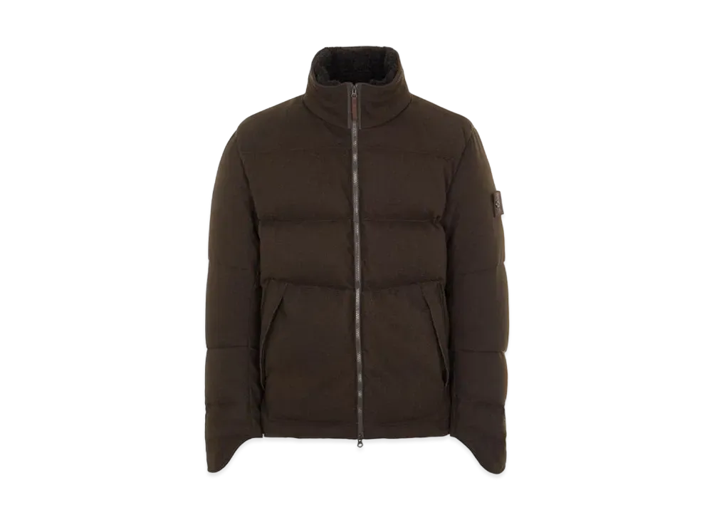 Stone Island 440F1 SW 3L DOWN_GHOST PIECE "Dark Brown"